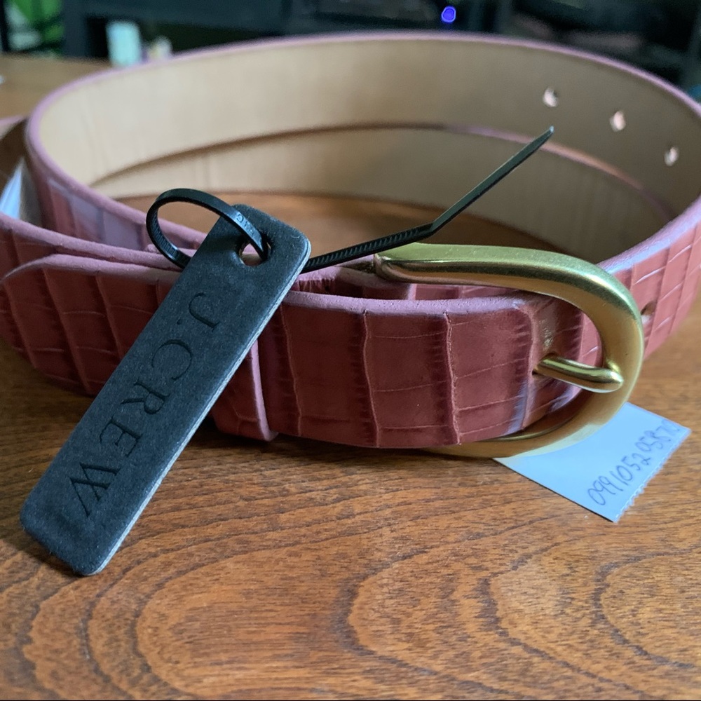 Genuine Leather J Crew Belt M